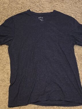 Apt. 9 Heathered Dsrk Purplr Short Sleeve Crew T-Shirt